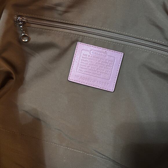 Coach Pebbled Pink Chelsea Satchel 10887 - Picture 3 of 10